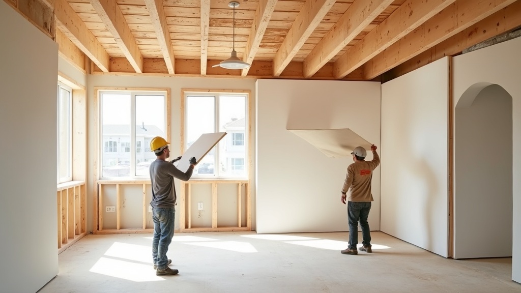 Soundproofing drywall installation Calgary — resilient channels and double-layer assembly