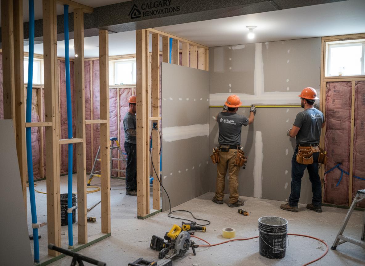 Basement drywall Calgary