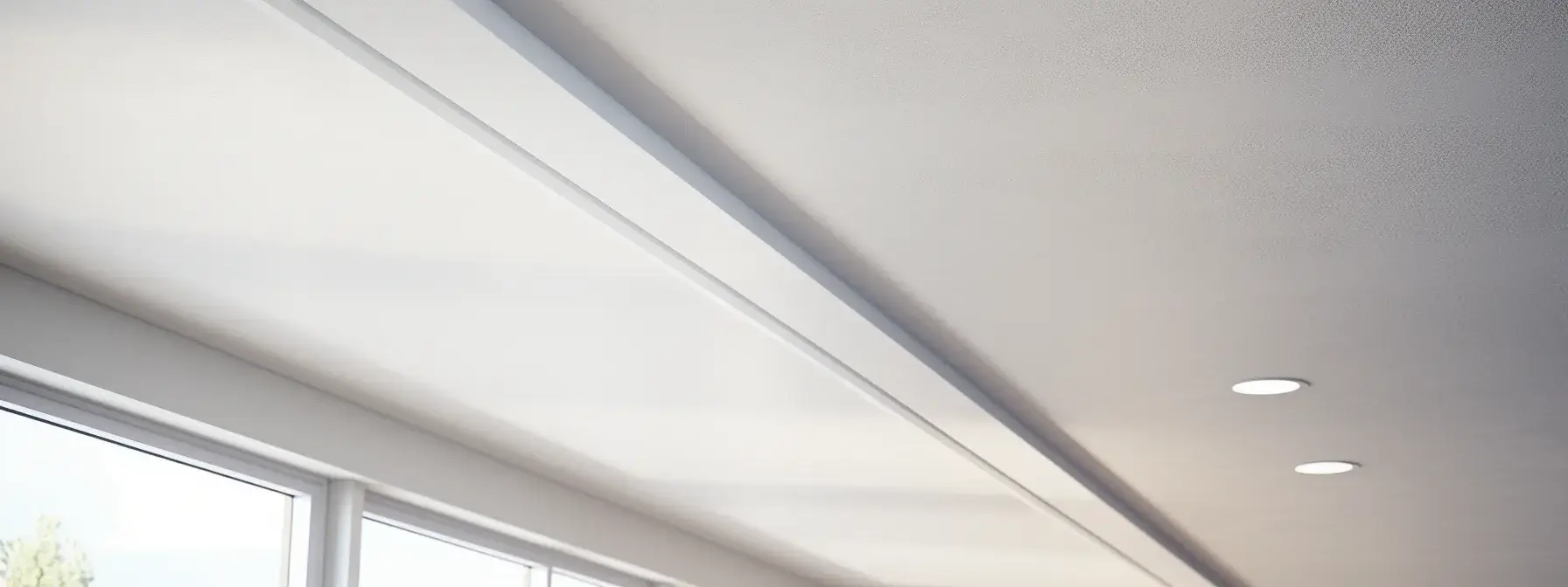 a close-up view of a drywall installation showcasing a smooth, flawless finish.